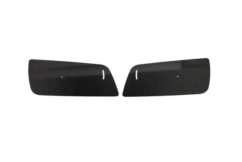 C8 Corvette Verus Rounded UCW Carbon Fiber Endplates